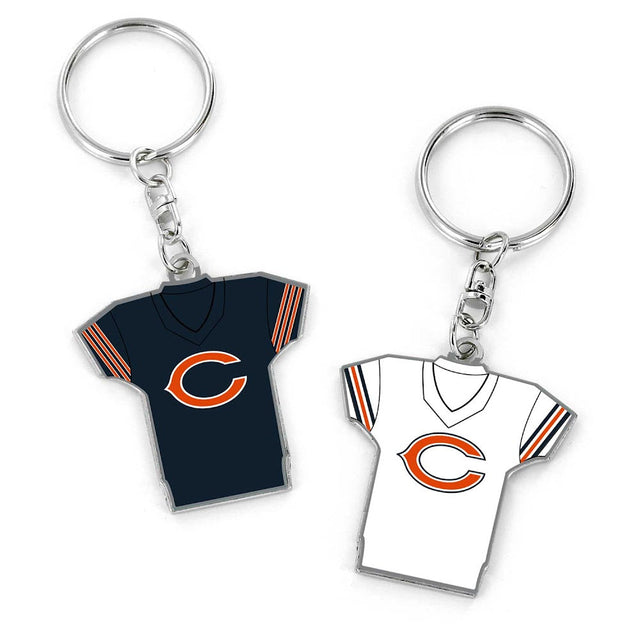 Llavero reversible con camiseta local y visitante de los Chicago Bears -KT-1084-16