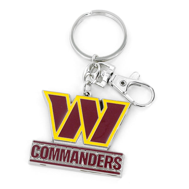 Llavero de peso pesado de los Washington Commanders -KT-091-37