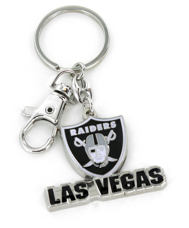 Las Vegas Raiders "LV" Heavyweight Keychain -KT-091-35-LV