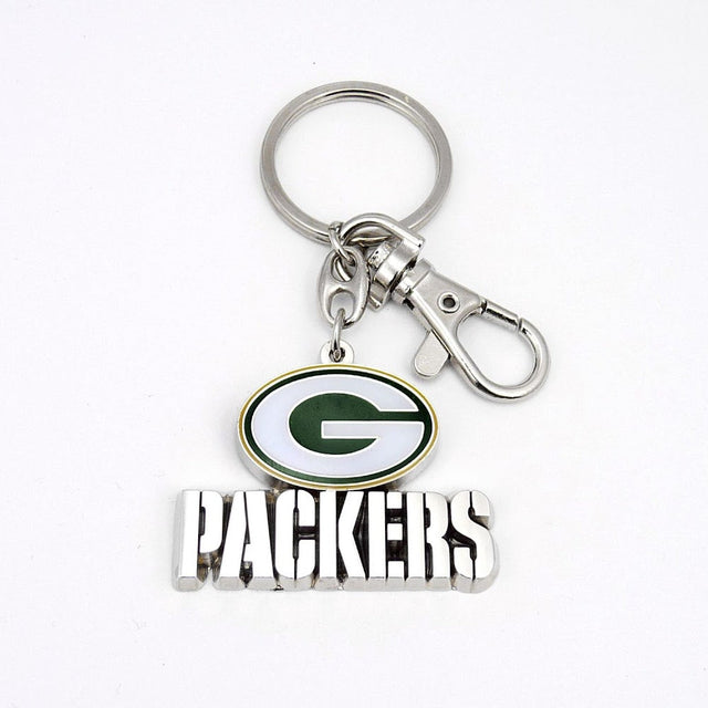 Green Bay Packers Team Logo Heavyweight Keychain -KT-091-19