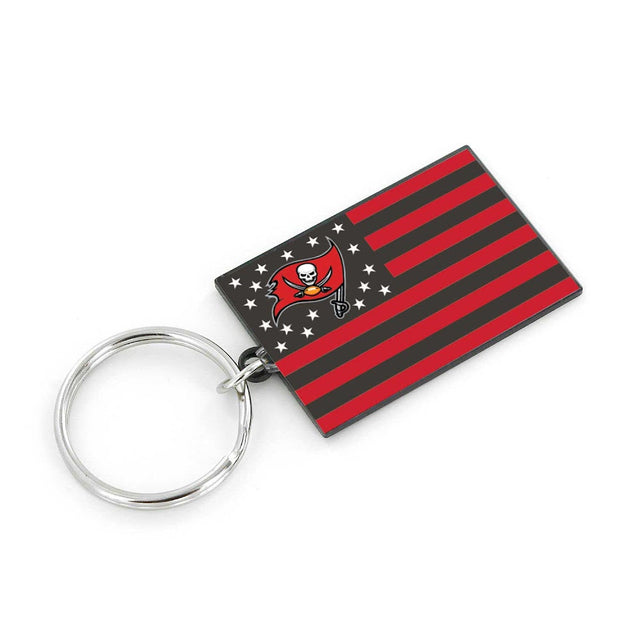 Tampa Bay Buccaneers Americana Flag Keychain -KT-1106-27