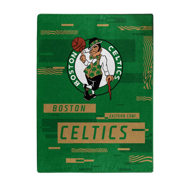 Manta Boston Celtics 60x80 Diseño digitalizado Raschel