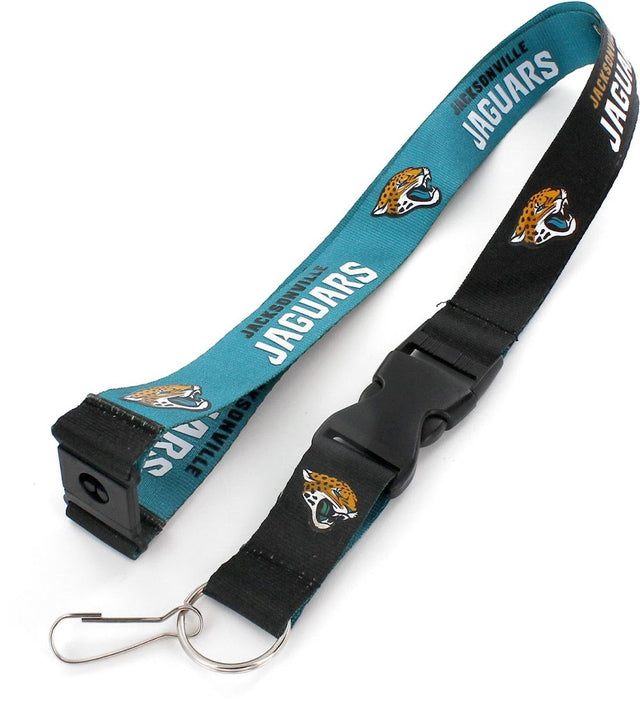 Cordón reversible de los Jacksonville Jaguars (NEGRO/AZUL VERDE) -LN-162-30