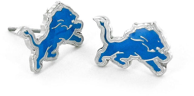 Pendientes con el logotipo de los Detroit Lions -ER-094-18