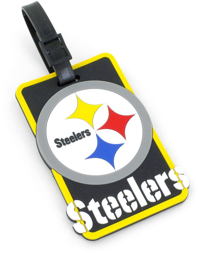 Etiqueta blanda para bolsa de los Pittsburgh Steelers -LS-030-12