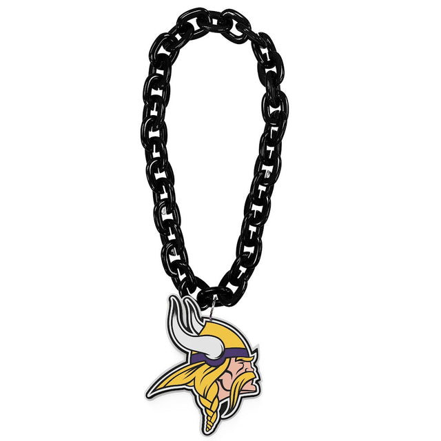 Cadena para abanico con la cabeza de los Minnesota Vikings (NEGRA) -FF-590-21-HD-BK