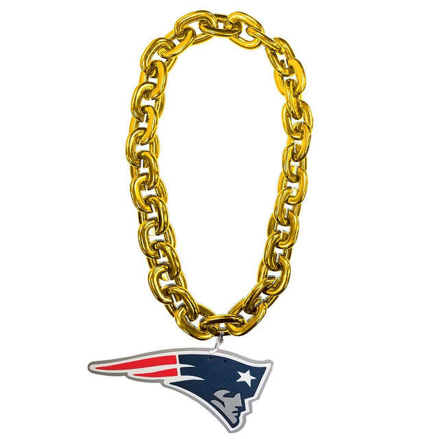 Cadena para fanáticos de los New England Patriots (GOLD) -FF-590-10-GD