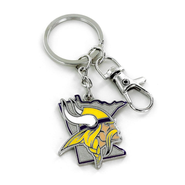 Minnesota Vikings - Llavero de peso pesado con diseño del estado (NM) -KT-473-21