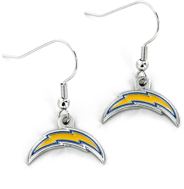 Pendientes colgantes con el logotipo de Los Angeles Chargers -ER-015-34