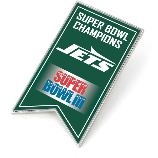 Pin de la bandera del campeonato de los New York Jets (SP) -PN-1064-11