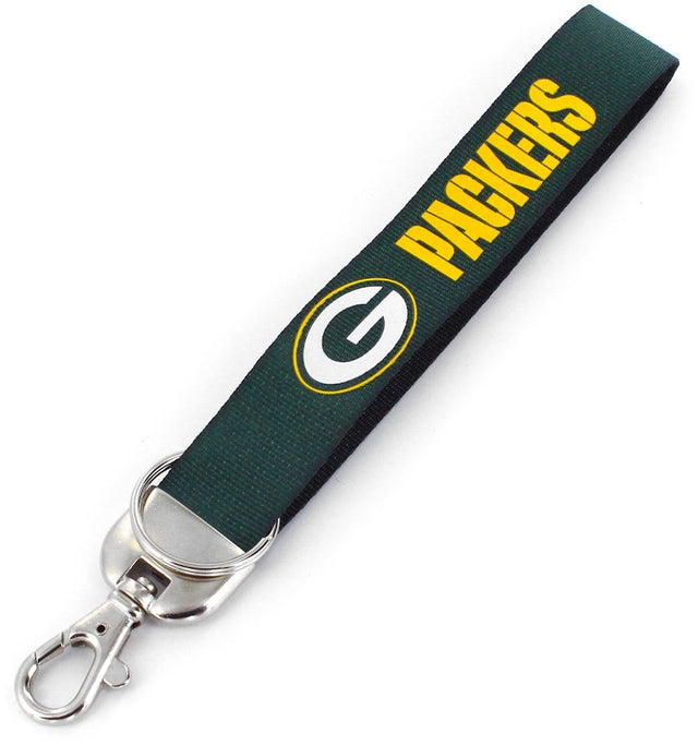 Green Bay Packers Deluxe Wristlet Keychain -KT-376-19