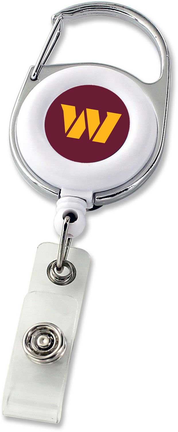 Carrete de insignias con clip de lujo de Washington Commanders -BH-972-37