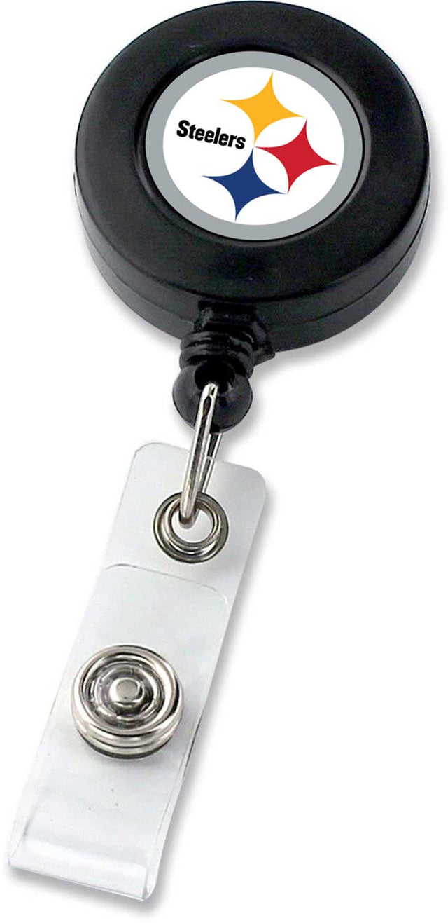 Pittsburgh Steelers (BLACK) Badge Reel (NE) -BH-862-12