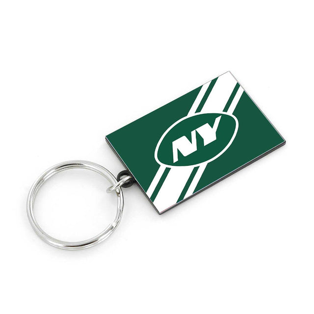 New York Jets Striped Keychain -KT-1189-11