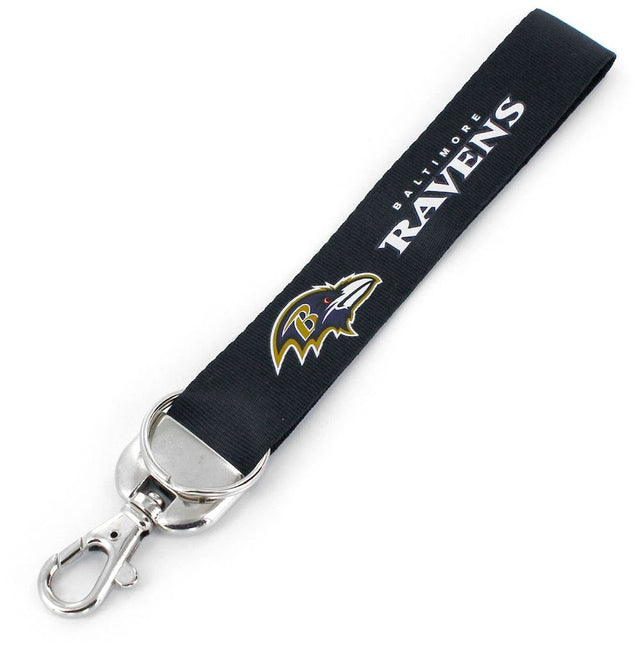 Baltimore Ravens Deluxe Wristlet Keychain -KT-376-31