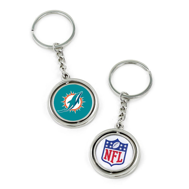 Miami Dolphins Spinning Keychain -SK-741-09