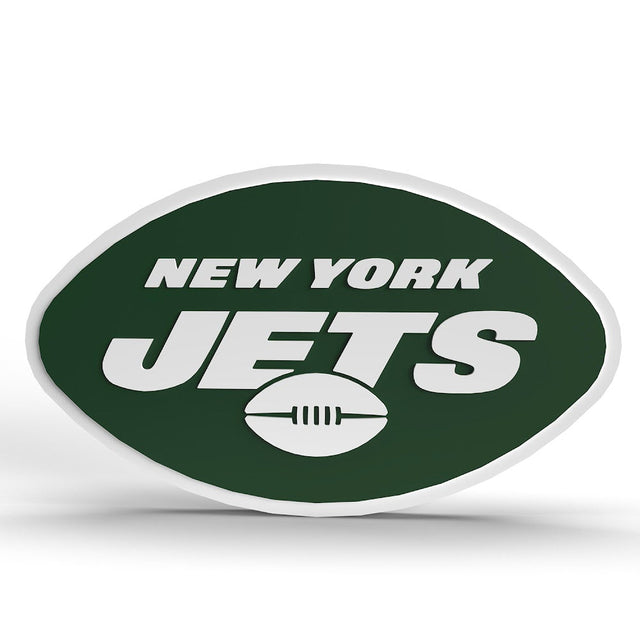 Letrero de pared con el logotipo del equipo New York Jets -FF-595-11