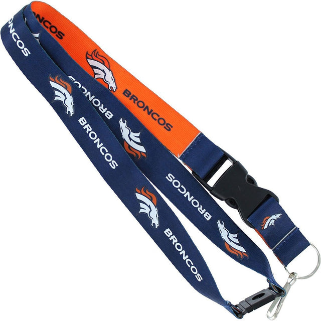 Cordón reversible de los Denver Broncos (azul/naranja) -LN-162-04