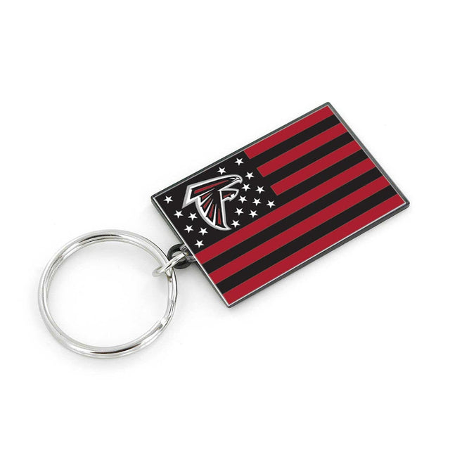 Atlanta Falcons Americana Flag Keychain -KT-1106-15