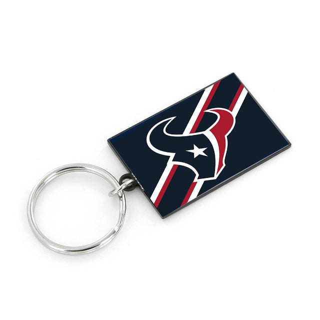 Llavero con rayas de los Houston Texans -KT-1189-32