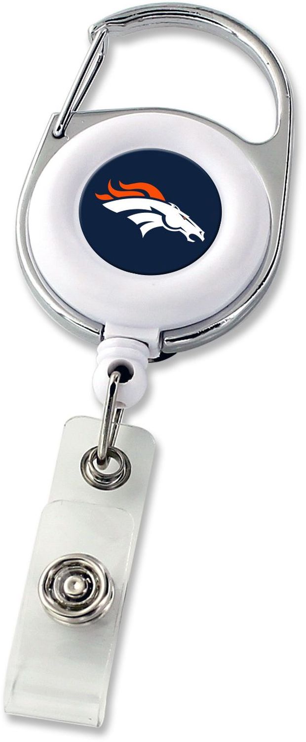 Denver Broncos Deluxe Clip Badge Reel -BH-972-04