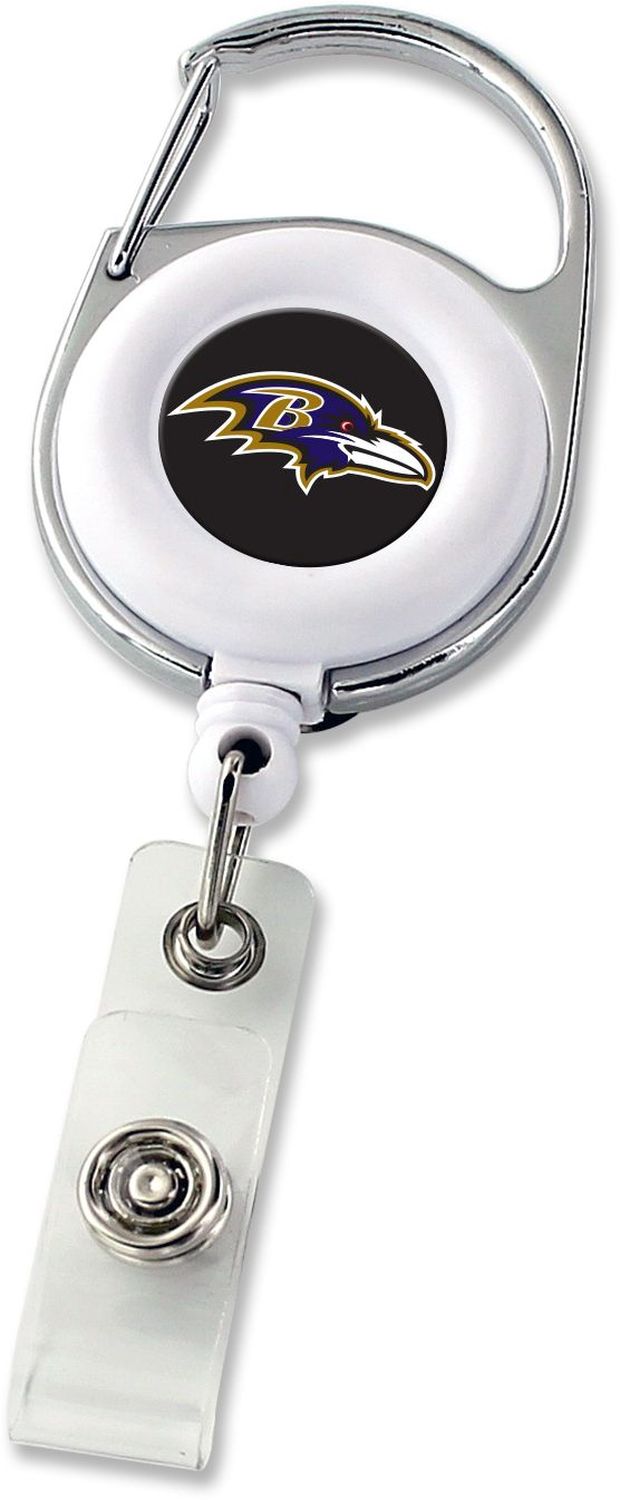 Carrete de insignias con clip de lujo de los Baltimore Ravens -BH-972-31