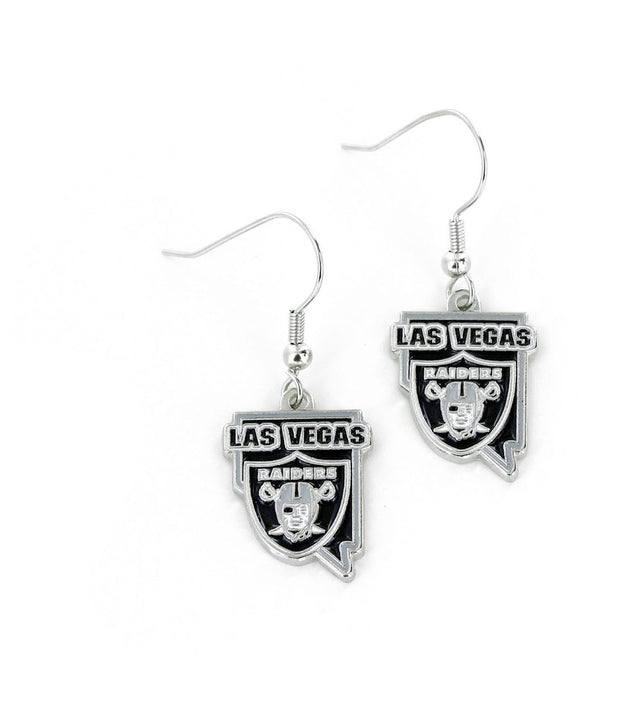 Las Vegas Raiders "LV" Home State Design Earrings -ER-469-35-LV