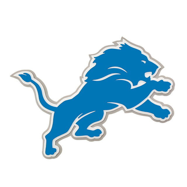 Letrero de pared con el logotipo del equipo Detroit Lions -FF-595-18