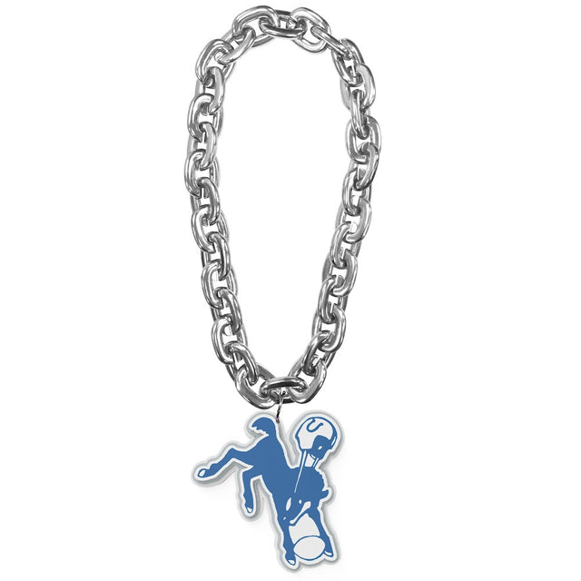 Indianapolis Colts (SILVER) "COLT" Throwback Fan Chain -FF-590-06-THB-SV