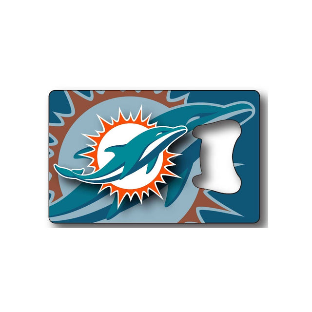 Miami Dolphins Credit Card Bottle Opener Magnet -BK-1179-09