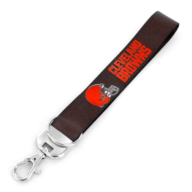 Cleveland Browns Deluxe Wristlet Keychain -KT-376-03