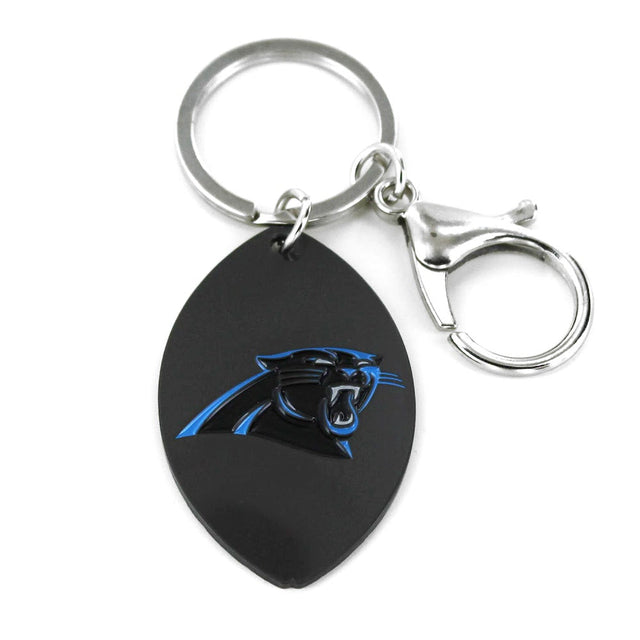 Carolina Panthers Matte Finish Football Keychain -KT-641-29