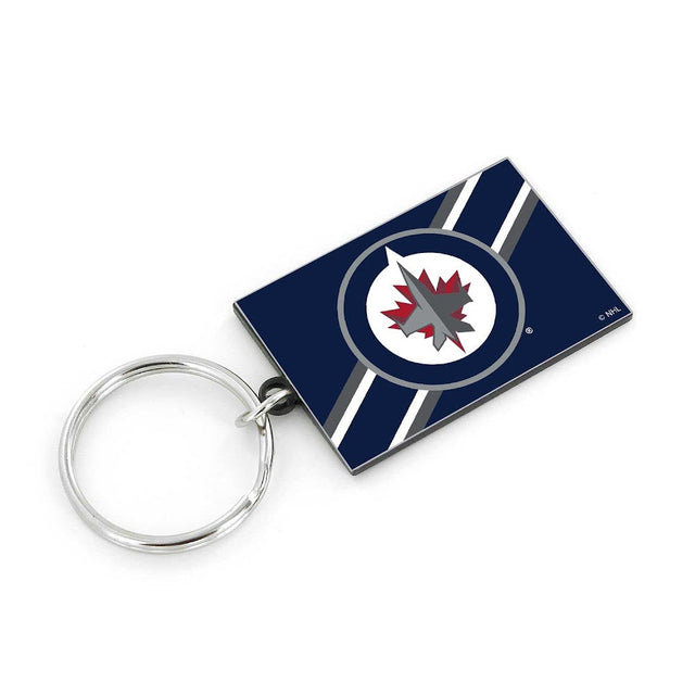 Llavero de rayas de los New York Jets Nhl-Kt-1189-33