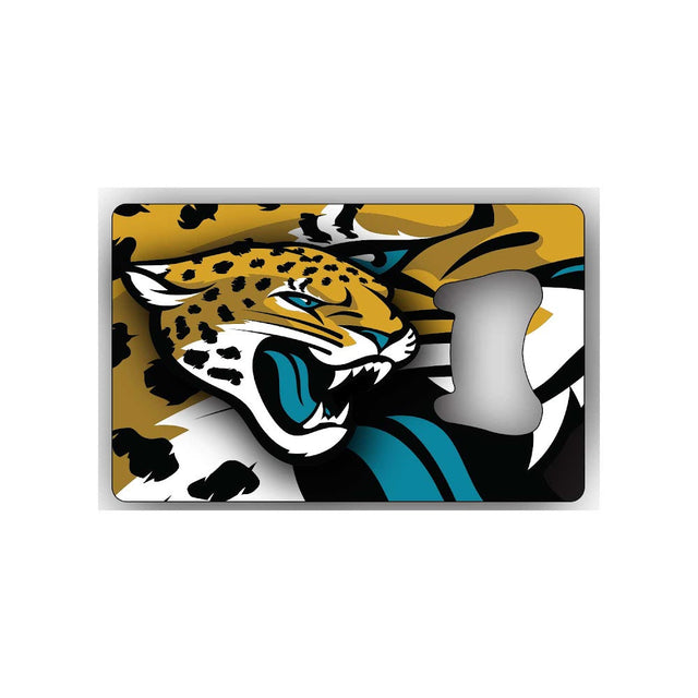 Imán para abrir botellas con forma de tarjeta de crédito de los Jacksonville Jaguars -BK-1179-30