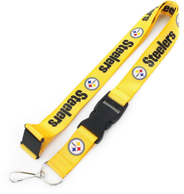 Cordón con el logo del equipo Pittsburgh Steelers (GOLD) -LN-095-12-GD