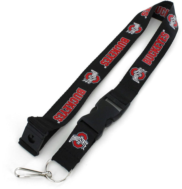 Cordón para el equipo de Ohio State (NEGRO) Ccp-Ln-095-51-Bk