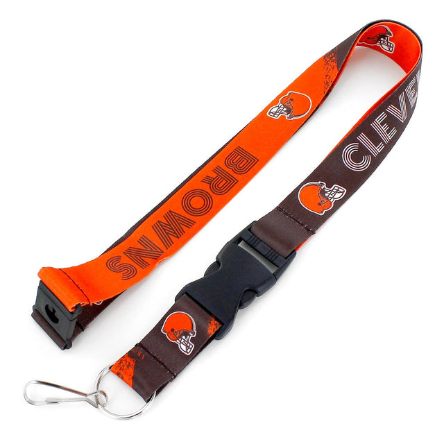 Cordón con diseño de degradado cruzado de los Cleveland Browns -LN-602-03