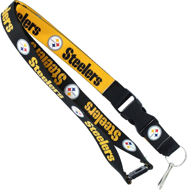 Cordón reversible de los Pittsburgh Steelers (AMARILLO/ORO) -LN-162-12