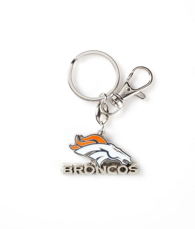 Llavero de peso pesado con el logotipo del equipo de los Denver Broncos -KT-091-04