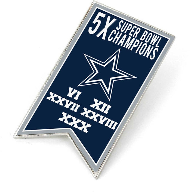 Pin con el estandarte del campeonato de los Dallas Cowboys (SP) -PN-1064-17