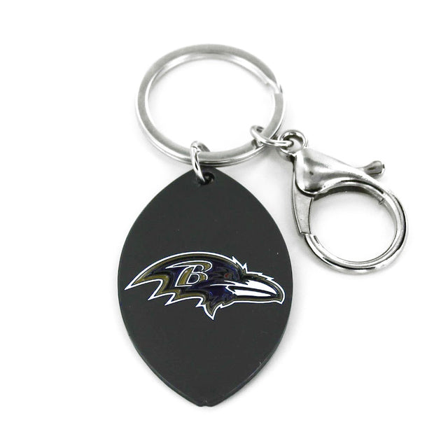 Llavero de fútbol con acabado mate de los Baltimore Ravens -KT-641-31