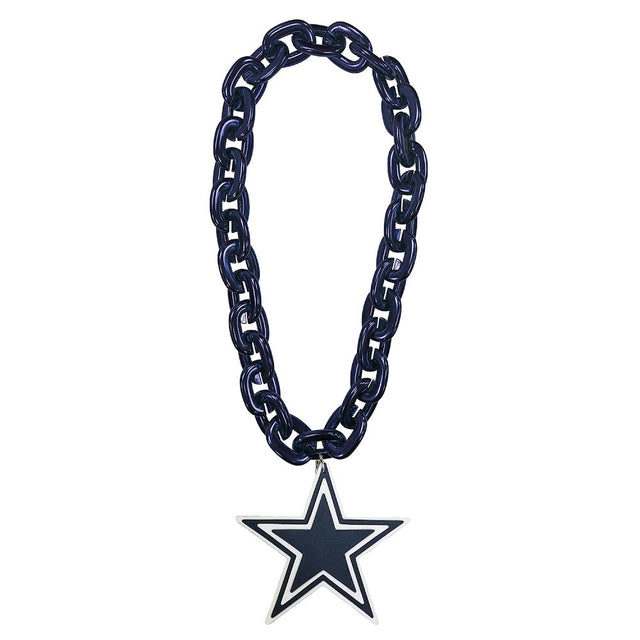 Cadena para fanáticos de los Dallas Cowboys (NAVY) -FF-590-17