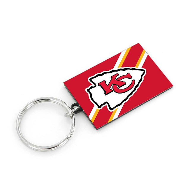 Llavero de rayas de los Kansas City Chiefs -KT-1189-07