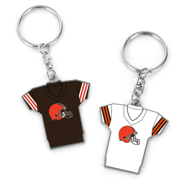 Llavero reversible de la camiseta local/visitante de los Cleveland Browns -KT-1084-03