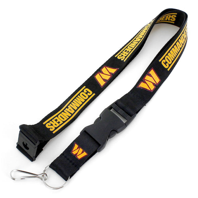 Cordón para equipo Washington Commanders (NEGRO) -LN-095-37-BK