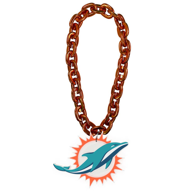 Cadena de aficionados de los Miami Dolphins (NARANJA) -FF-590-09-OR