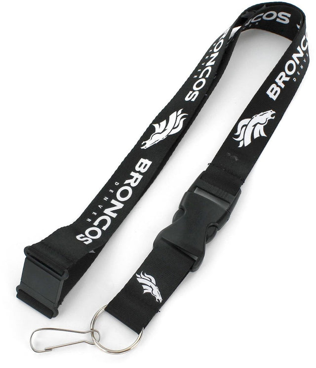 Cordón del equipo Denver Broncos (NEGRO y BLANCO) -LN-095-04-BW