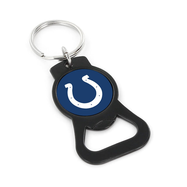 Llavero con abrebotellas de los Indianapolis Colts (NEGRO) -BK-702-06-BK