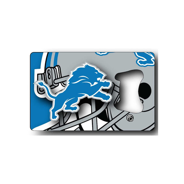 Imán para abrir botellas con forma de tarjeta de crédito de los Detroit Lions -BK-1179-18