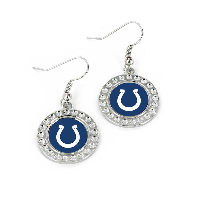 Pendientes con hoyuelos de los Indianapolis Colts (FJ-1080) -ER-959-06